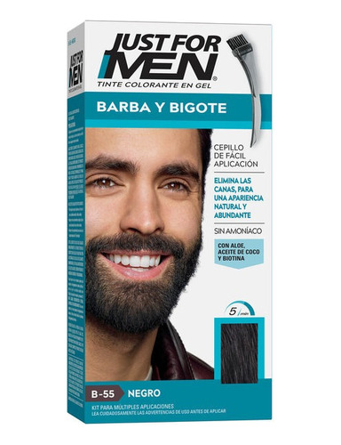 Just For Men Tintura Barba&bigote Negro