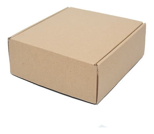 Caja De Carton Envios 18x21x7cm Kraft 15 Pzs