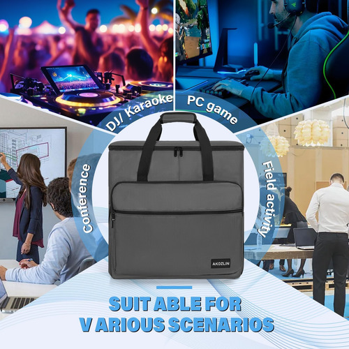 Akozlin Desktop Gaming Computer Tower Chasis Pc Case Bolsa D