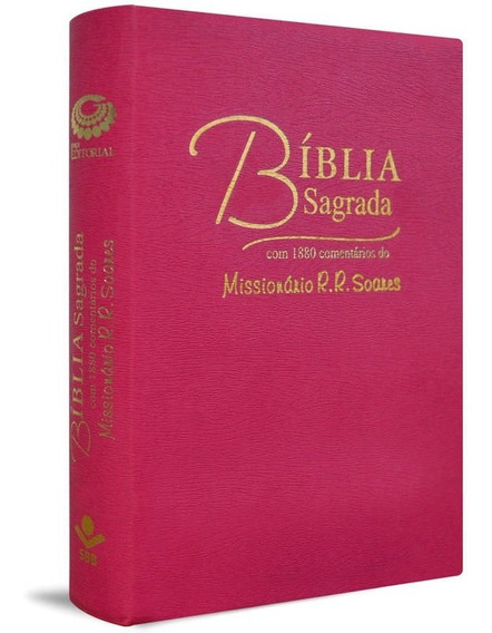 Biblia Com Comentarios Missionario R R Soares Mercado Livre