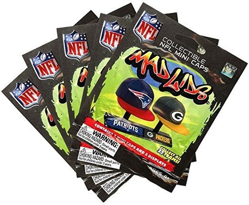 Tapas Locas - Nfl Serie 1 - Packs Ciego (paquete De 5 Lote)