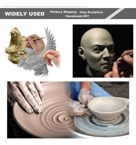Ol Conjunto De 30 Ferramentas Para Escultura Em Cerâmica