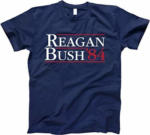 Gunshowtees Camisa Reagan Bush 84 Vintage Republican Gop