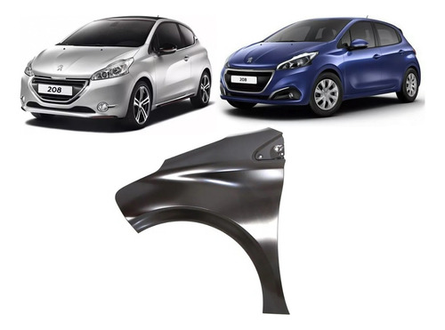 Guardabarro Peugeot 208 2013 2014 2015 2016 Izquierdo