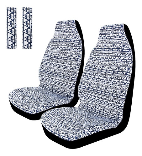 Fundas De Asiento Baja Estilo Tribal Étnico Boho Patrã...