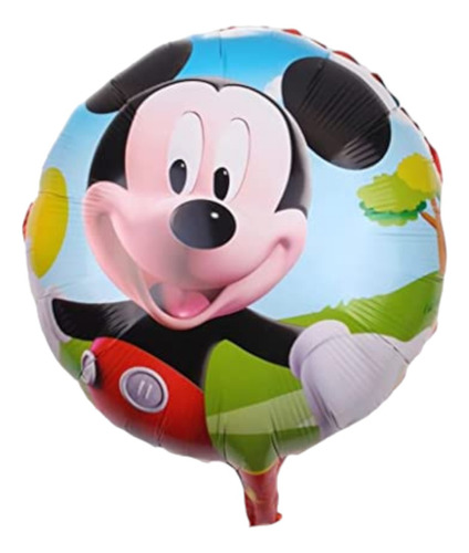 5 Globos Metálico 46 Cm Mickey Mouse. Calidad Helio