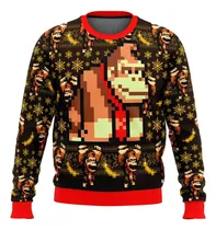 Comprar Polera Donkey Kong Ugly Sueter Polera Mario Bros Navidad