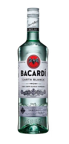 Ron Bacardi Blanco Carta Blanca Superior 750ml - Gobar®