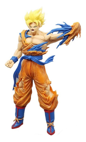 Figura Goku Ssj 34cm C/caja Importado