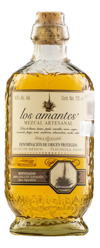 Mezcal Artesanal Los Amantes Reposado 700 Ml