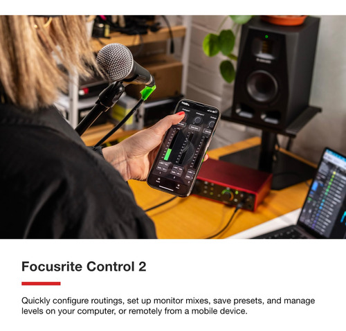 Interface De Audio Usb Focusrite Scarlett 16i16 4ta