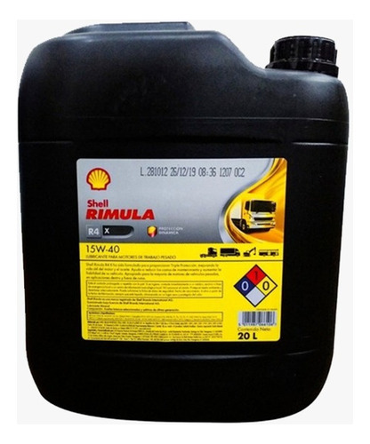 Aceite Shell Rimula 15-40 