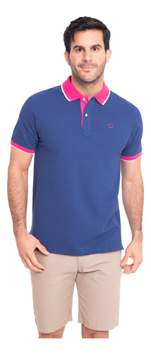 Polo Oscar De La Renta Azul Hombre B23knp076-54-ink