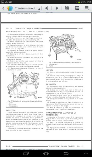 Manual Transmisión Automática De Dakota (42re) 95-00 Español (Usado)
