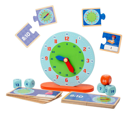 Reloj Juguetes De Educación Temprana Montessori Reloj De