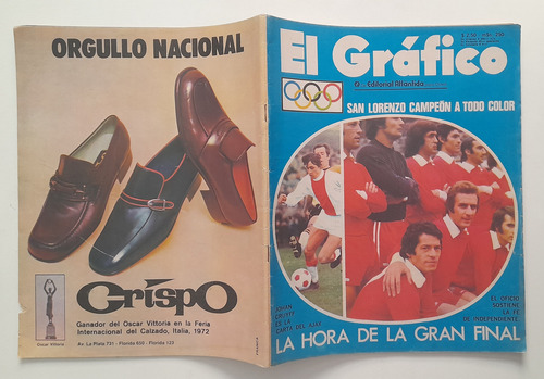 El Grafico 2761 - San Lorenzo Campeon 72 Independiente Ajax (Usado)