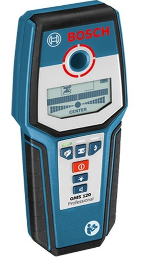 Detector De Materiales Bosch Gms 120 Madera Tensión Metales Color Azul
