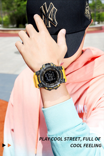 Reloj Electrónico Multifunción Deportivo Impermeable Para Es