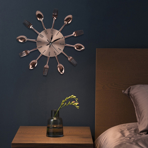 Reloj De Pared Para Cocina, Cubiertos Multiusos, Utensilio D