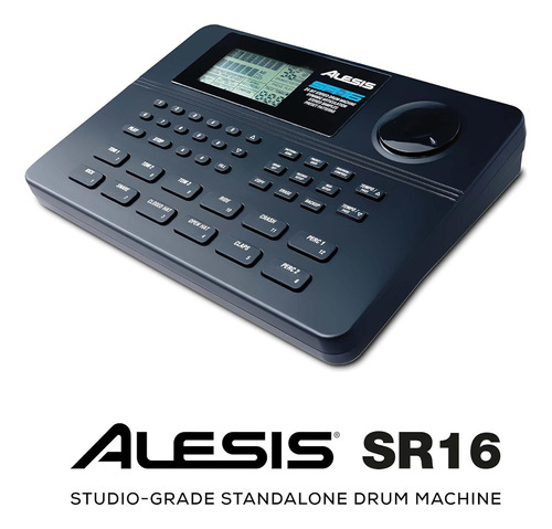 Alesis Sr16 Caja De Ritmos De 24 Bit Estéreo Con 12 Pads