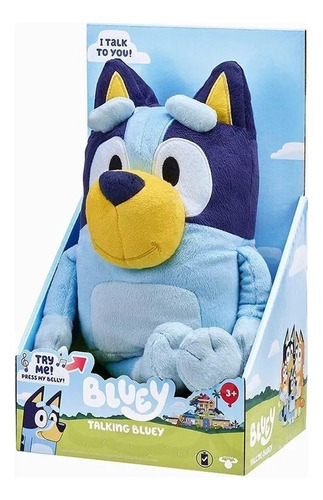 Peluche Parlante Azul Con 12 Canciones (sin Caja), 9 Frases