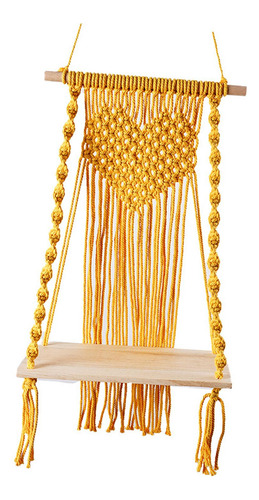 Estante Flotante Para Colgar En La Pared De Macramé,