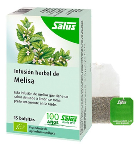 Infusión Herbal De Melisa 15 Bolsitas - Salus