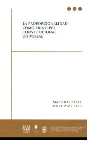 Libro Proporcionalidad Como Principio Constituciona Original