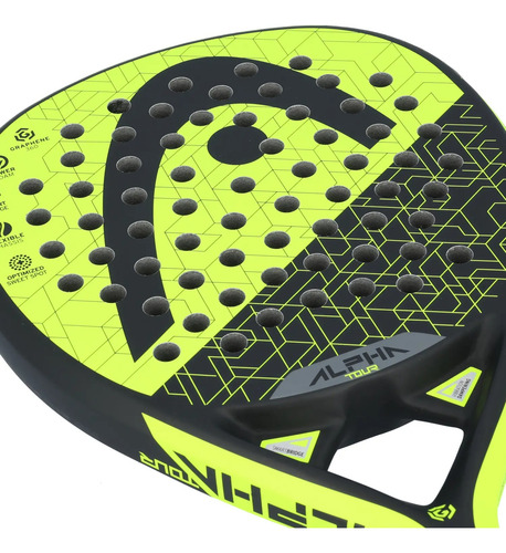 Paleta De Padel Head Graphene 360 Alpha Tour. Importada