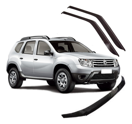 Deflector Renault Duster Completo Oriyinall Capot Ventana X3