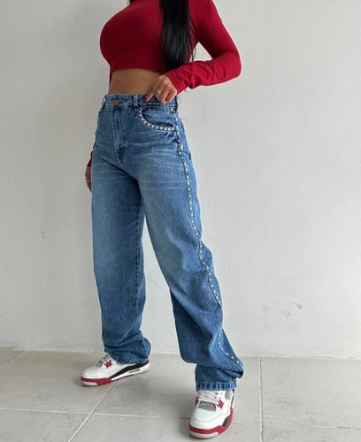 Las Locas Jeans Mom Stell Original 100%