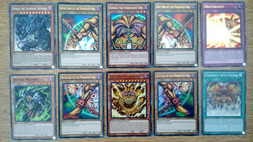 Cinco Partes De Exodia Combo Set Completo Yugioh Ultra Rare!