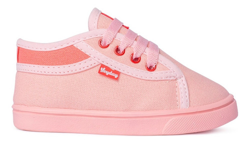 Zapatillas Lona Niño Infantil Heyday Rosa23 Al 26 Hd167rs