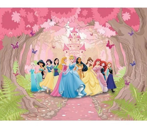 Papel De Parede Adesivo, Infantil Princesas