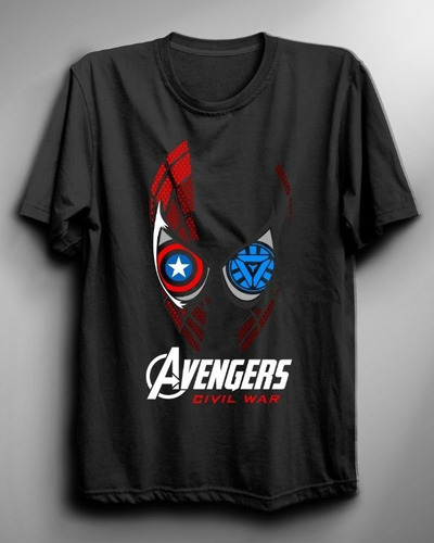 Polera De Avengers - Civil War