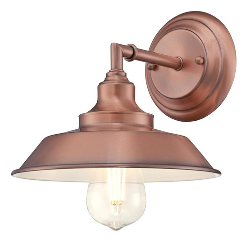 Westinghouse Lighting 6370400 Iron Hill Cobre Lavado De Una 