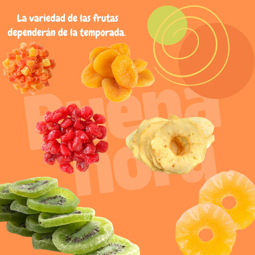 Fruta Deshidratada Mixta Picada Caja 10 Kg