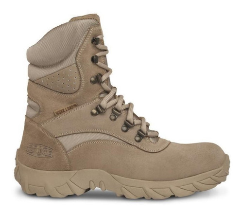 Bota Táctica Hombre Militar Botin Workland 76224 Piel Largas