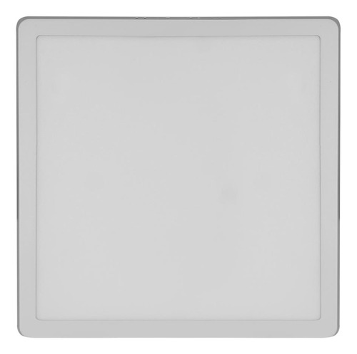 Plafon De Led Quadrado Painel Sobrepor Luz Branca 24w