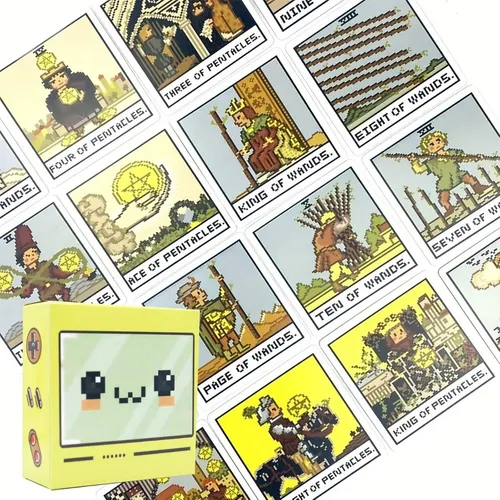 Cartas De Tarot 8 Bits Pixel