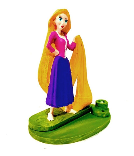 Rapunzel Princesas Disney Vela Pastel Fiesta Rapunzel