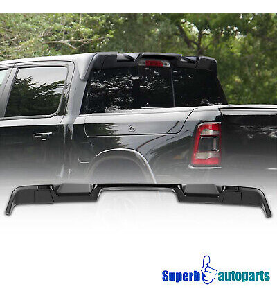 Fits 2019-2021 Dodge Ram 1500 Truck Cab Matte Black Spoi Zzj