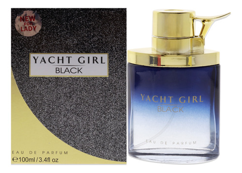 Perfume Myrurgia Yacht Girl Black Para Mujer, 100 Ml, Aeroso