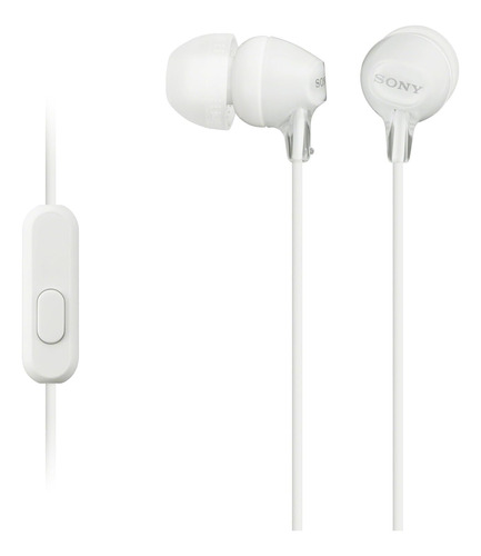 Auriculares Intraurales Sony Mdrex15ap Con Micrófono, Color