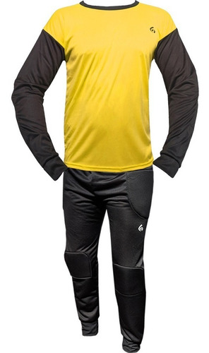 Imagen 3 de 10 de Combo Kit Buzo + Pantalon Arquero Gol De Oro