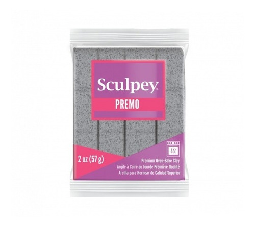 Arcilla Polimerica Sculpey Premo - Gris Granito (57gm)