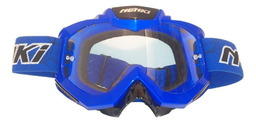 Antiparra Motocross Nenki Nk-1016 Modelo Basico Indumentaria Armazón Azul