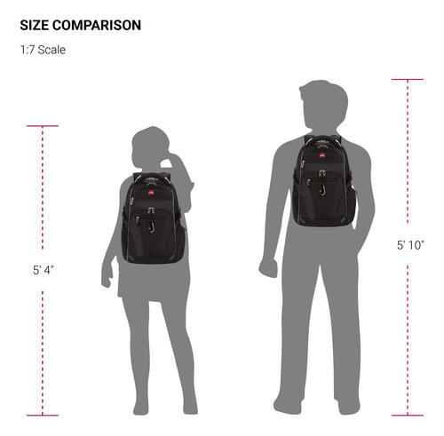 Mochila Swissgear Sa6752 Tsa Friendly Scansmart Negra