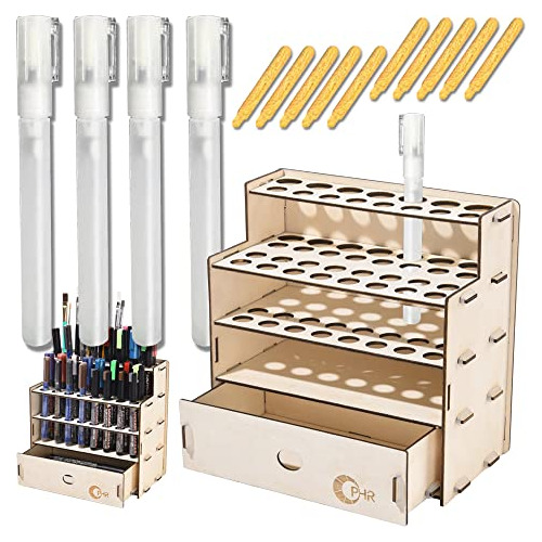 Soporte Pinceles De Acuarela, Organizador De Marcadores...