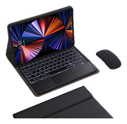 Funda+teclado Touchpad Iluminado+ratón Para Lenovo Tab P11